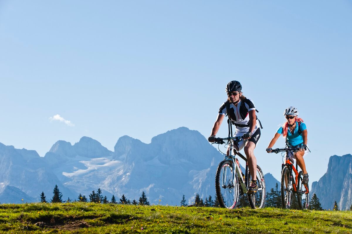 Mountainbiken im Salzkammergut ÖOTouri Erber Mountainbiken Fahrradfahren Rennrad radln Fahrradverleih