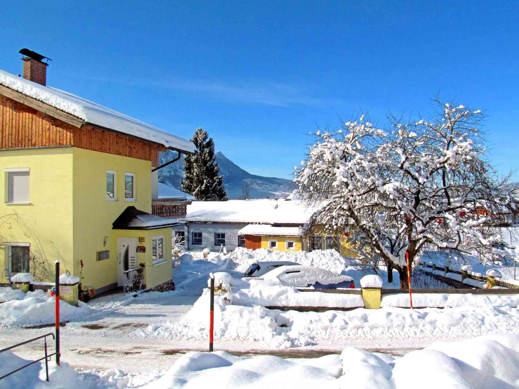 Unser Haus im Winter Skifahren Skitouren Schneeschuhwandern Skilanglauf Ferienwohnungen